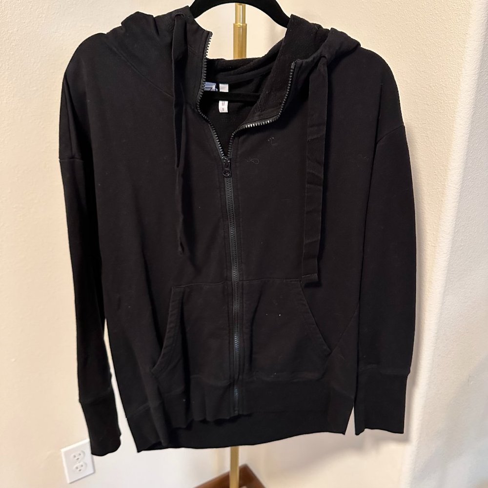 Black Zip Up Hoody